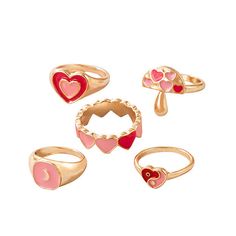 Mushroom Heart Ring Set This adorable ring set features two delicate mushroom heart rings, perfect for any kawaii look. Made with high-quality materials and designed with love, these rings will add a touch of whimsy and cuteness to any outfit. Show... Pink Pngs, Png Accessories, Boogzel Apparel, Accessories Png, Mushroom Ring, Aesthetic Accessories, Aesthetic Rings, Fairy Ring, Mushroom Fairy