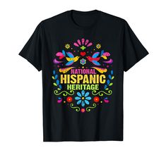 PRICES MAY VARY. Hispanic Heritage Month shirt with Rainbow and Panama Flag heart. Great t shirt for Panamanian Hispanic Heritage Month, toddler, boy, girl, kids, youth, men. Celebrates National Hispanic Heritage Month proud to be Hispanic, Latina and Panamanian roots. Hispanic Heritage Month Spanish Speaking Countries Heart Flag is a great Hispanic heritage month present for men women and kids to show their pride in being Hispanic Latina during the Hispanic Heritage Month celebration from Septe Panama Flag, Spanish Speaking, Spanish Speaking Countries, Hispanic Heritage Month, Hispanic Heritage, Heart Hands, All Countries, Heritage Month, Presents For Men