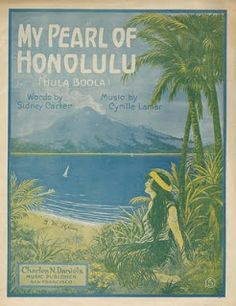 an old book with the title'my pearl of honolulu '