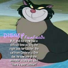 an image of a cartoon character with a caption that reads, disney fun fact walt and his crew had a difficult time picking the right