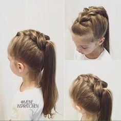 Ballroom Hair, A Pony, Peinados Fáciles Para Cabello Corto, Chic Hairstyles, Toddler Hair