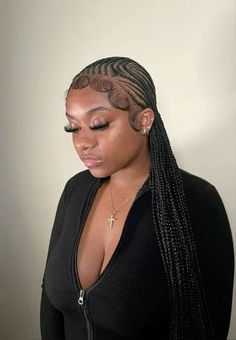 Cornrows Natural Hair, Cornrows Braids For Black Women, Cute Box Braids Hairstyles