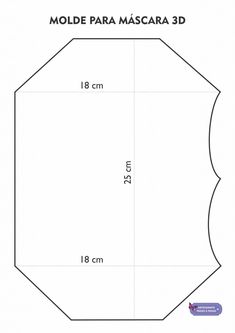 a paper cutout showing the size and width of an octagonal shaped object, with measurements for