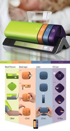 an image of a cell phone holder with different colors