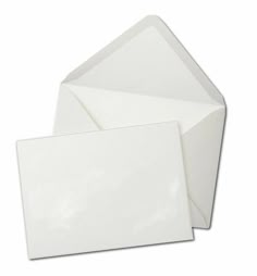 two white envelopes on top of each other