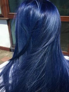 Royal Blue Hair, Dyed Hair Blue, Red Hair Inspo, Hair Color Streaks