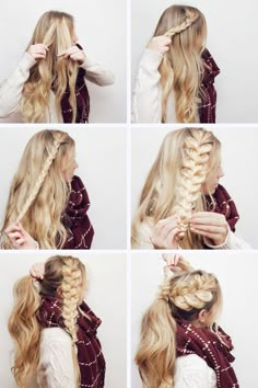 12 Favorite Braid Hair Tutorials Top Braid, Old Hairstyles, Braid Hairstyle, Fishtail Braid, Hairstyles Tutorials, Peinados Fáciles Para Cabello Corto, Penteado Cabelo Curto, Braid Hair, Braided Hairstyles Tutorials