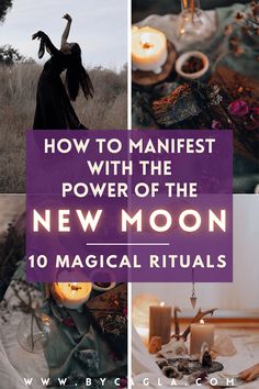 Discover the magic of the new moon with 10 easy rituals for clarity, intention-setting, and self-discovery. Connect with lunar energy and transform your life. December New Moon Ritual, Dream Rituals, New Moon Water Ritual, Witchy Hobbies, New Moon Ritual Manifestation, New Moon Spells, First Of The Month Rituals, New Moon Group Ritual, First Moon Party