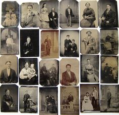 old black and white photographs of men and women