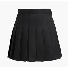 Shein Nwt Zipper Side Solid Pleated Skirt Black Small High Waisted Black Pleated Skirt, Longer Hem Size: Small Condition: New With Tags Brand: Shein Black Skirt Uniform, Black Short Length Pleated Skirt, Black Pleat Skirt, School Black Pleated Lined Skirt, Black Pleated Mini Skirt For School Uniform, Black Lined Mini Pleated Skirt, School-appropriate Black Lined Pleated Skirt, Hufflepuff Stuff, Skirt Png