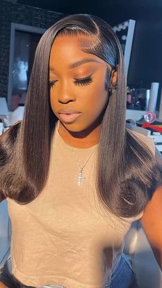 Pretty Braided Hairstyles, 100 Human Hair Wigs, Slick Hairstyles, Hair Ponytail Styles, Looks Black