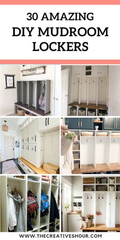 the ultimate guide to amazing diy mudroom lockers