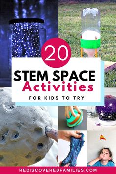 Stem Space Activities, Kids Engineering Projects, Camp Birthday Party, Moon Craters, Planets Activities, Camp Birthday, Space Activities For Kids, Planet Crafts, Science Kids