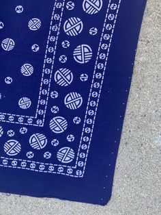 "Wrap this navy blue bandana around your neck or accessorize your favorite purse with it. 17\" x 17.5\" Made in USA 100% Cotton" Casual Blue Bandana, Blue Cotton Bandana Scarf, Style Bandana, Yellow Two Piece, Blue Bandana, Handmade Backpacks, Favorite Purse, Black Textures, Woven Blanket