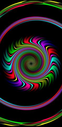 an image of colorful swirls in the dark