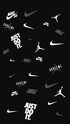 Nike Jordan Wallpaper Iphone, Cool Nike Backgrounds, Black Nike Wallpaper, Nike Background, Jordan Wallpaper, Nike Wallpaper Backgrounds, Wallpaper Nike, Dark Iphone Backgrounds, Just Do It Wallpapers