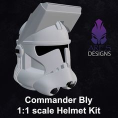 Commander Bly Phase 2 Helmet Kit - Etsy Commander Bly, The Originals Characters, Phase 2, Costume Hats, Diy Prints, Oct 11, Diy Kits, Costume Accessories