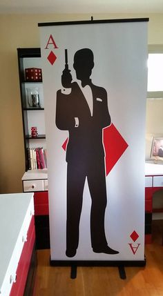 James Bond Gala Theme, Casino Royale Aesthetic, James Bond Decorations, James Bond Party Ideas, James Bond Theme Party Decoration, 007 Theme Party