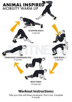 an exercise poster showing how to do the same exercises