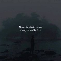 Positive Quotes : Never be afraid to say what you really feel. Clear Mind, Fav Quotes, Trendy Quotes, Strong Quotes, Ideas Quotes, Waltz