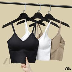 Zlily - Introducing the all-in-one camisole with built-in bra and bandeau, perfect for layering both under and over your attire. Suspenders, Workout Clothes, Bralette, All In One, Layering, Built In, Slim Fit, Bra, Clothes