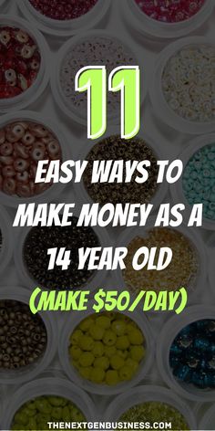 How to Make Money as a 14 Year Old in 2021 Summer Jobs For Teens, Make Easy Money, Extra Money Online