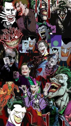 the many faces of joker and his friends