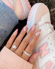 Hot Nail Designs, Cute Nails For Fall, New Nail Art, Hot Nails, Minimalist Nails, Classy Nails, Chic Nails, Best Acrylic Nails, Square Nails