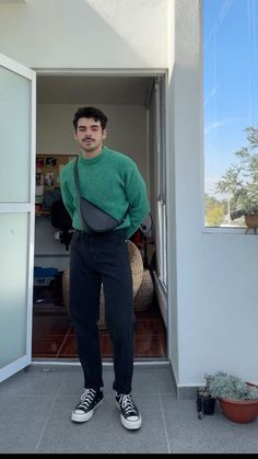 Dad Outfits Aesthetic, Guy Fashion Aesthetic, Outfit Hombre Aesthetic, Male Aesthetic Outfit, Concert Outfit Ideas For Men, Converse Outfit Men, Kpop Fashion Men, Trendy Boy Outfits