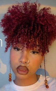 Big Hair Dont Care, Dyed Natural Hair, Red Heads, Coily Hair, Hair Colour, Afro Hairstyles, Big Hair, Weave Hairstyles, Textured Hair