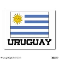 the flag of the country of argentina with the word uruguay on it