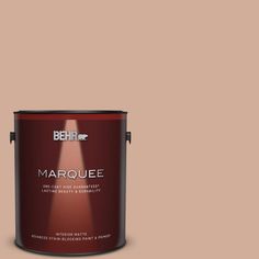 the behr marquee paint is shown in red