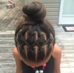 Gymnastics Comp Hairstyles, Recital Hairstyles For Kids, Easy Gymnastics Hairstyles For Meets, Toddler Gymnastics Hair, Gymnastics Hairstyles For Short Hair, Ballerina Hairstyles Kids, Ballet Hairstyles Kids, Ballet Hairstyles Dancers, Toddler Ballet Hair