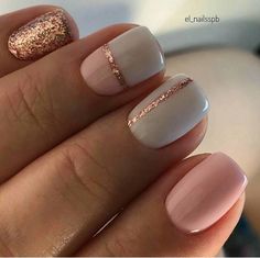 Deze look kun je creëren met de Barry M Gelly nail paints Barry M Glitter nagellak. Do It Yourself Nails, Summer Gel Nails, Gel Nail Art Designs, Nail Art Designs Summer, Pretty Nail Art Designs, Makijaż Smokey Eye, Pretty Nail Art, Essie Nail