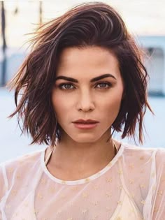 Rambut Brunette, Jenna Dewan, Trending Hairstyles, Short Hairstyles For Women, Layered Hair, Hair Dos, Short Hairstyles, Bobs Haircuts