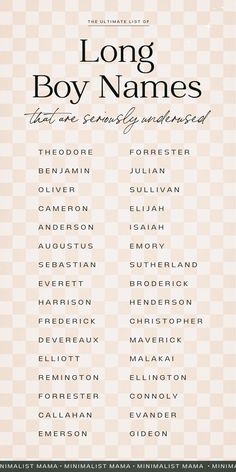 the long boy names are in black and white checkerboard, as well as an image