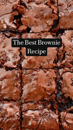 The Best Brownie Recipe, Instagrammable Food, Easy Baking Recipes Desserts, Easy Baking Recipes, Easy Baking, Dallas Texas, Chocolate Chips