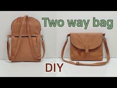 Diy Rucksack Backpack, Handmade Backpack Diy, How To Turn A Purse Into A Backpack, Diy Convertible Backpack Pattern, Diy School Bag Backpack Tutorial, Áo Blu, Sac Tote Bag, Leather Bag Tutorial