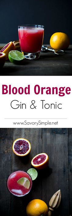 blood orange gin and tonic cocktail recipe