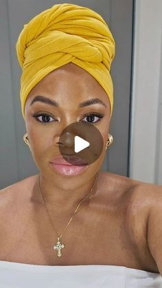 Tie Turban Scarf, How To Tie A Turban Scarf, How To Tie A Turban, How To Tie Hair Scarf, How To Tie A Head Wrap, Headwrap Hairstyles Tutorials, Hair Turban Tutorial, Bald Baddie, Tie A Turban