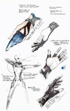 an image of hand and wrist designs for the human figure drawing book, by person