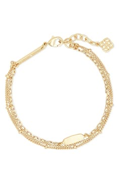 A mixed-chain bracelet features one dainty charm that's a minimalist version of the iconic Kendra Scott silhouette. Style Name:Kendra Scott Fern Multi-Strand Bracelet. Style Number: 5901473. Kendra Scott Bracelet, Diamond Bar Necklace, Preppy Jewelry, Dainty Diamond Necklace, Multi Strand Bracelet, Jewelry Accessories Ideas, Dope Jewelry, Jewelry Essentials, Jewelry Lookbook