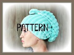 "Please read entire listing. This is a PATTERN/TUTORIAL - you WILL NOT receive anything in the mail. PDF download once payment clears (usually only 5-10\") - Etsy will send you an automated email with link to download your very own pattern. Step by step directions and printable template to make your own hair turban - perfect for long or short hair. Secures with elastic loop sewn in center seam to make this turban work for any head shape/size. Satisfaction guaranteed - if you aren't completely sa Towel Turban Diy, Hair Towel Pattern, Turban Diy, Hair Towel Turban, Towel Turban, Pattern Step By Step, Long Or Short Hair, Tiffany Rose, Pattern Hair