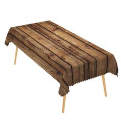 an image of a wooden table that has been made out of wood planks and is ready to be used as a coffee table