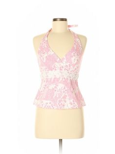 Women Lilly Pulitzer Run For The Roses Pink Rhino Halter Top Size 6 #LillyPulitzer #Halter #Casual Run For The Roses, Roses Pink, Halter Top, Cocktail Dress, Roses, Formal Dresses, Running