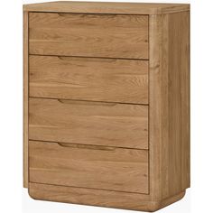 Surya Hundley Modern Natural Oak 4 Drawer Dresser White Oak Veneer, Brown Dresser, Armoire Dresser, 4 Drawer Dresser, Brown Furniture, Surya Rugs, Modern Bedroom Furniture, Modern Dresser, Bedroom Furniture Dresser