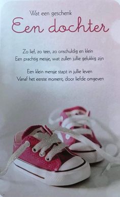 a pink and white pair of shoes on top of each other with words written below