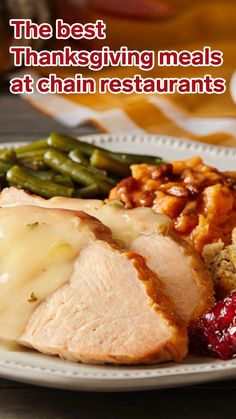 the best thanksgiving meals at chain restaurants