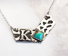 2023 Birthday, Western Fashion Jewelry, Southern Jewelry, Personalized Bar Necklace, Hee Haw, Western Tee, Silver Turquoise Jewelry, Gifts For Anyone, Leather Jewellery