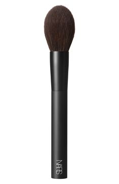 What it is: A synthetic-bristle brush with a large, dense head for the smooth, even application of bronzer.What it does: This brush is perfect for creating a sculpted bronzed look or an allover glow. NARS' brushes are designed for ultimate artistry. With high precision, high quality and high performance, they're expertly shaped from durable synthetic fibers and customized for use with all of François Nars's signature techniques.How to use: To cleanse your brush, dispense a small amount of gentle Bronzer Brush, Your Touch, Nars Makeup, Creamy Concealer, Bristle Brush, Makeup Bags, Flawless Makeup, Makeup Tools Brushes, Artistry Makeup